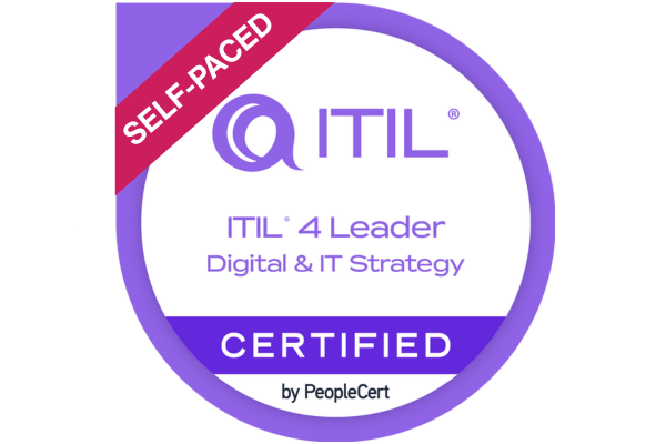 ITIL® 4 Leader: Digital & IT Strategy Self-Paced Online Course & Examination