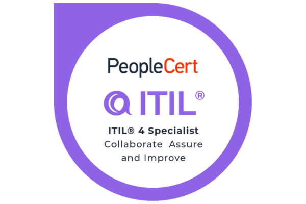 ITIL® 4 Specialist: Collaborate, Assure and Improve Course & Examination